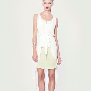 Addison Silk 'Conoly' Hi-lo Dress w/ Slip Dress